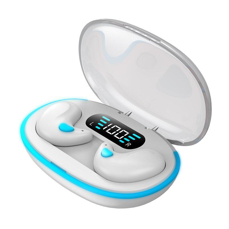 Ультратонкие Bluetooth-наушники X55 TWS: Шумоподавление, Подходит для сна, Беспроводной дизайн.