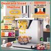 250W Multifunction Potatoes Carrots Dicing Salad Maker Portable Kitchen Onion Chopper Electric Diced And Sliced Machine