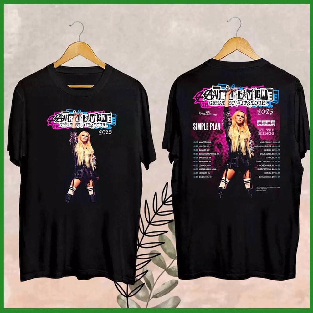 Avril Lavigne Greatest Hits Tour 2025 T Shirt Unisex T-Shirt