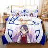 Koito Koganei Elda Комплект постельного белья Односпальный Полуторный Двуспальный Queen King Размер Комплект постельного белья для взрослого детской спальни Комплекты с пододеяльником Комплект постельного белья с аниме