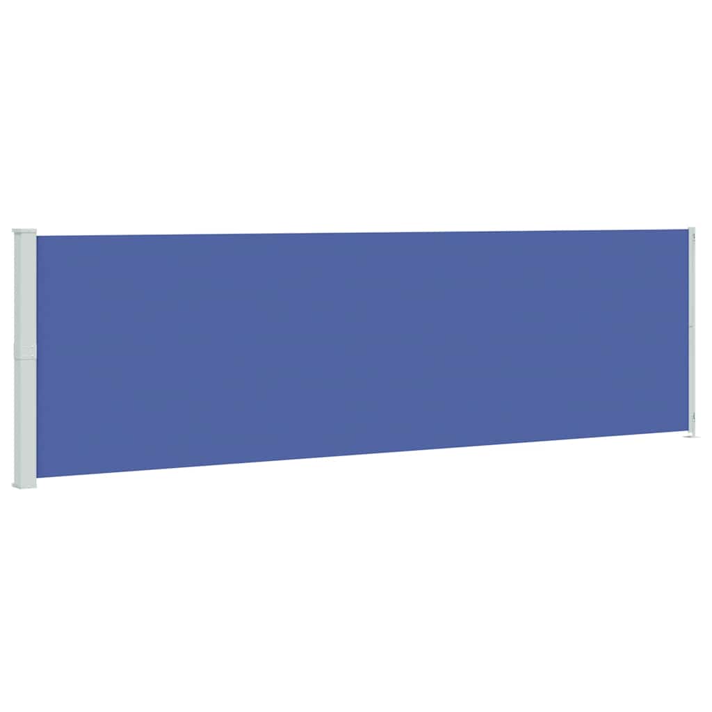 Retractable Side Awning 180 x 600 cm Blue