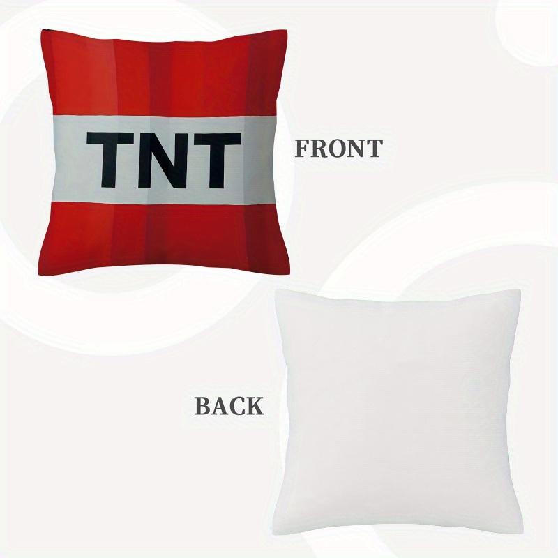 Vikama Tnt Inspired Pattern Throw Pillow Cover 45X45 Square Cushion Cover For Living Room Sofa Bedroom Headboard Car Home Decor