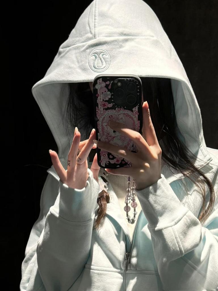 Оригинальная вышитая облегающая куртка Lulu из неопрена - Теплый топ для йоги, повседневной носки и спорта с флисовой подкладкой