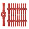 20Pcs String Trimmer Head Blades Replace Weed Eater Wacker Blades Plastic Replacement Universal Weed Warrior Trimmer Head