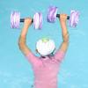 1/2Pcs Water Aerobic Dumbbells Set High-Density EVA Foam Fitness Barbells Lightweight Pool Weights Dumbbells