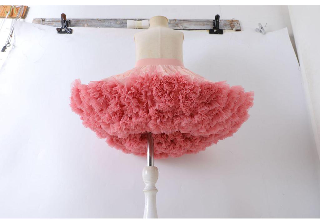 Mother-Daughter Puffy Lolita Princess Tutu Skirt for Girls and Women