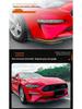 Наклейка-спойлер в виде ветрового ножа на передний бампер для Ford Mustang MK6.5 2018-2023 годов выпуска