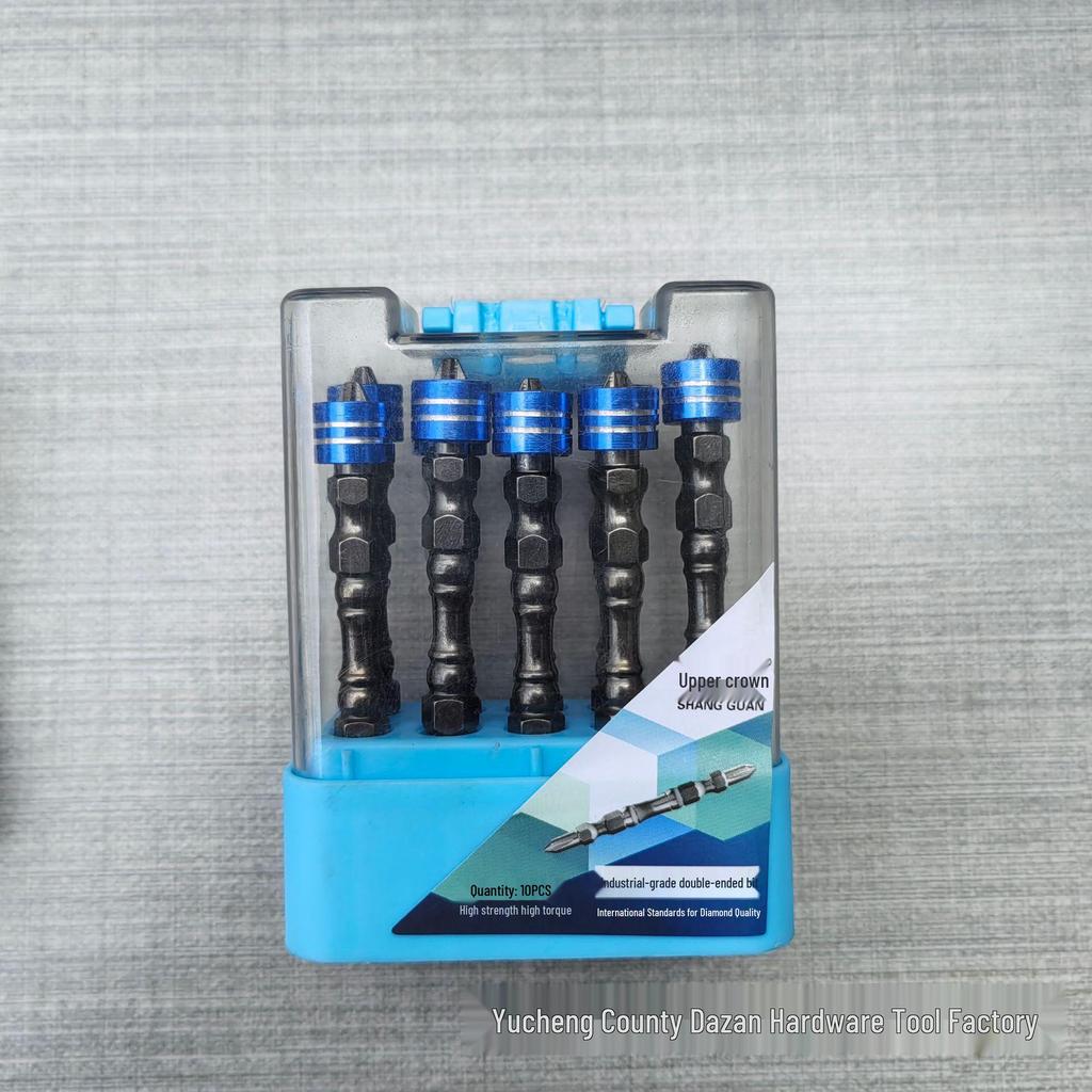 Биты для электрической отвертки с крестообразным шлицем высокой твердости: Легированная сталь, Противоскользящий, Сильный магнит.