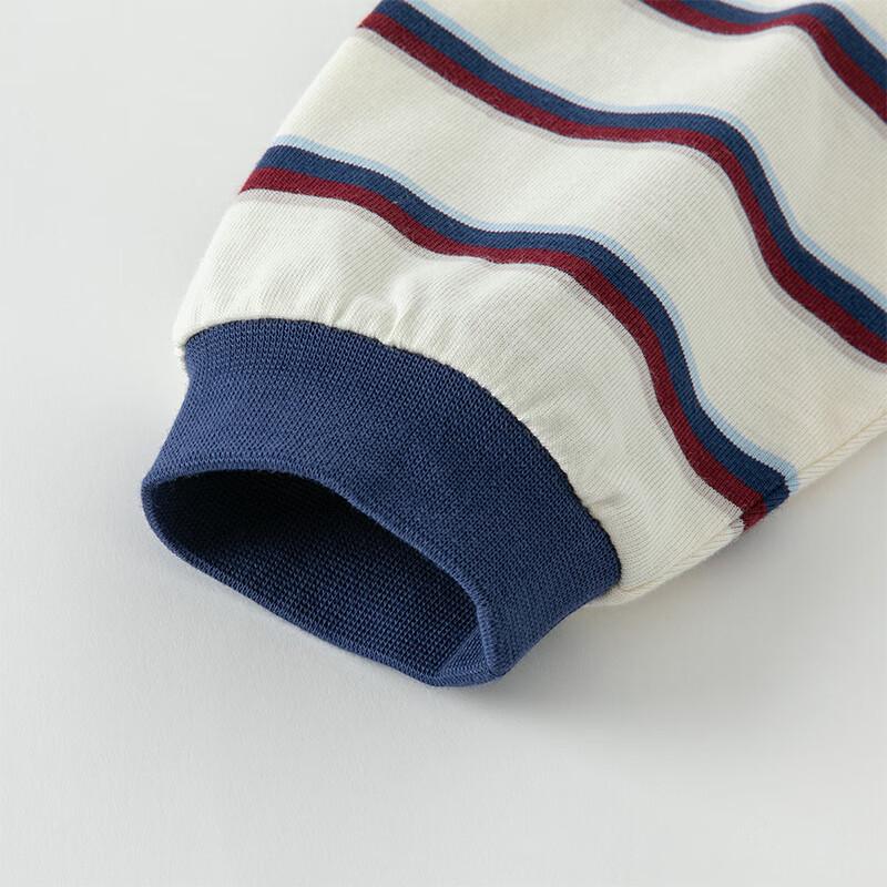Dave&bella Boys' Striped Long Sleeve T-Shirt