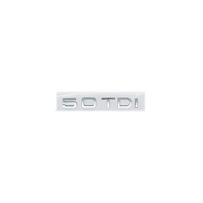 3D ABS Emblem for 4dnvz 2.0TDI 2.5TDI 3.0TDI 35/40/45/50TDI - Fit A1 A3 A4 A5 A6 A7 A8 Q2 Q3 Q5 Q7 Car Trunk Badge Sticker kybw4