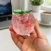 Красная клубника сенсорная игрушка прозрачный стресс-бол, гигантская розовая сжималка для снятия стресса, игрушка-антистресс в виде фрукта