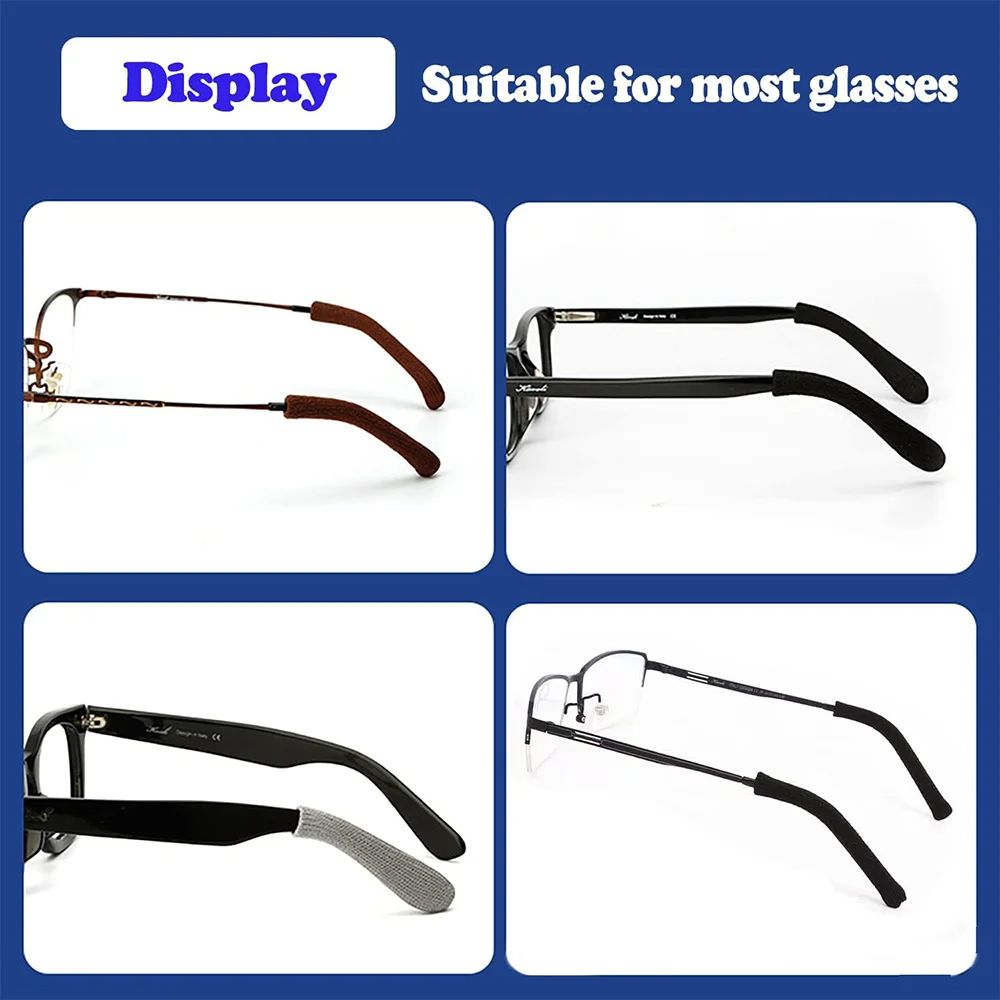 Anti-slip Glasses Temple Knit Glasses Leg Cover Comfort Eyeglass End Temple  Sports