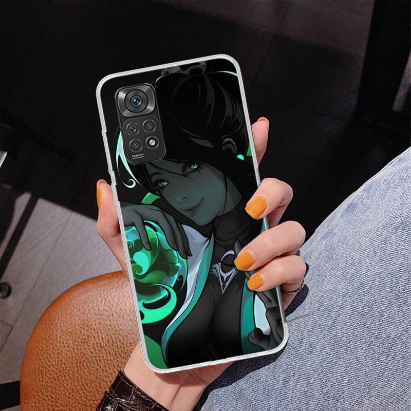 Valorant Game Cool Phone Case For Xiaomi Redmi Note 15 14 13 12S 12 11 Pro Plus 14S 11S 11E 10 10S 11T 5G Personalized Cover Red