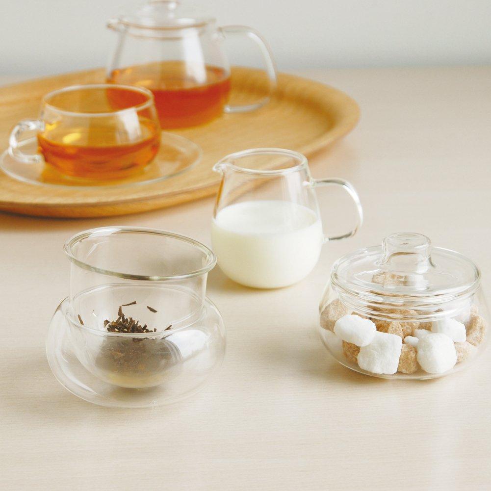 Kinto Кружка UNITEA 450 мл м Безопасное термостойкое стекло Подарок 8291 Можно мыть в посудомоечной машине/микроволновой печи