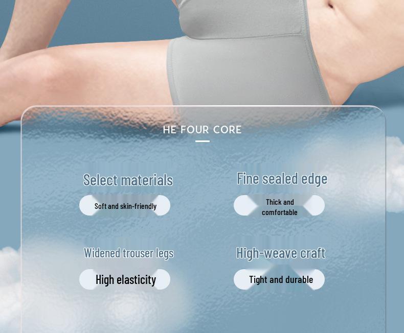 Men's Wash-Free Disposable Polyester Cotton Travel Briefs - Plus Size Four-Corner Shorts