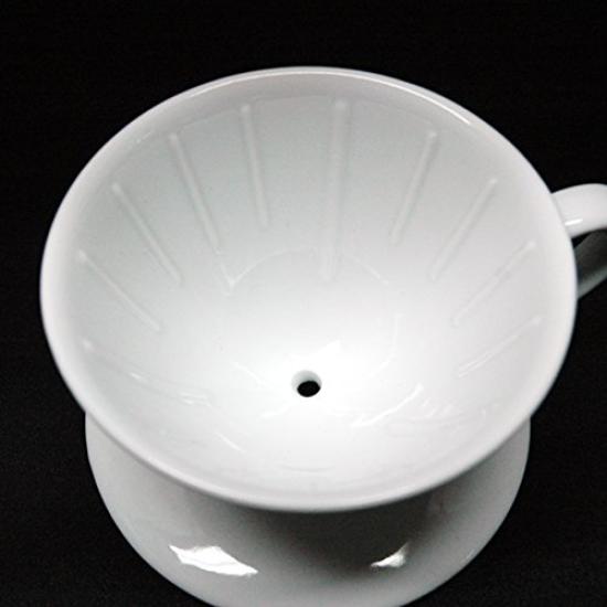 Керамический фильтр Toyo Ceramics Arita Ware новый белый B028 xxxxx (С капельницей) Фильтр 11.0 5.5см, Капельница 10.5 12.5 7.2см (При установке 13.0 11.0
