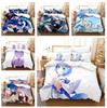 Anime Girl Bedding Boy Teens Down Duvet Cover Pillowcase 2/3pc Quick Drying Full-size 3D Printed Comfort Cover Set, Gift