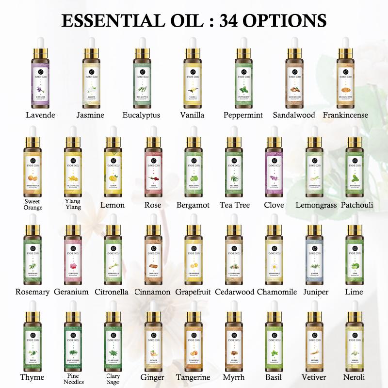Эфирные масла лаванды 10 мл с капельницей Арома-масло Корица Мята перечная Ваниль Герань Цитронелла Розмарин Герань Лимон Гвоздика Масло лемонграсса