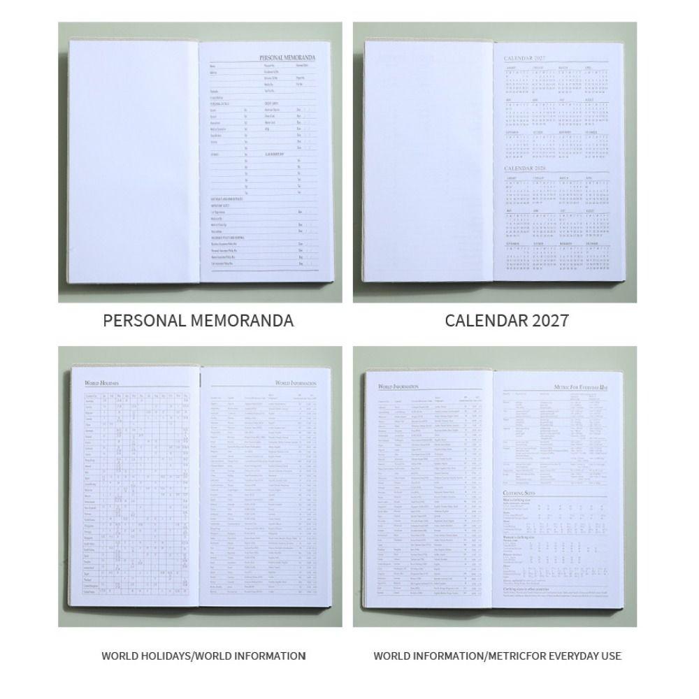 A6 2027 Schedule Planner Notepad English To-do List Notebook Personal Schedule Journal Business