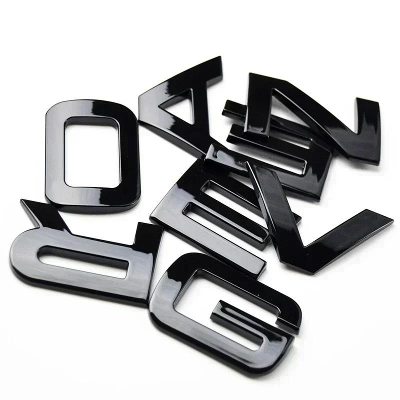 3D ABS Range Rover Car Bonnet Letters Logo Badge Emblem Sticker Accessories For Land Rover Discovery Defender Sport Evoque HSE SA6