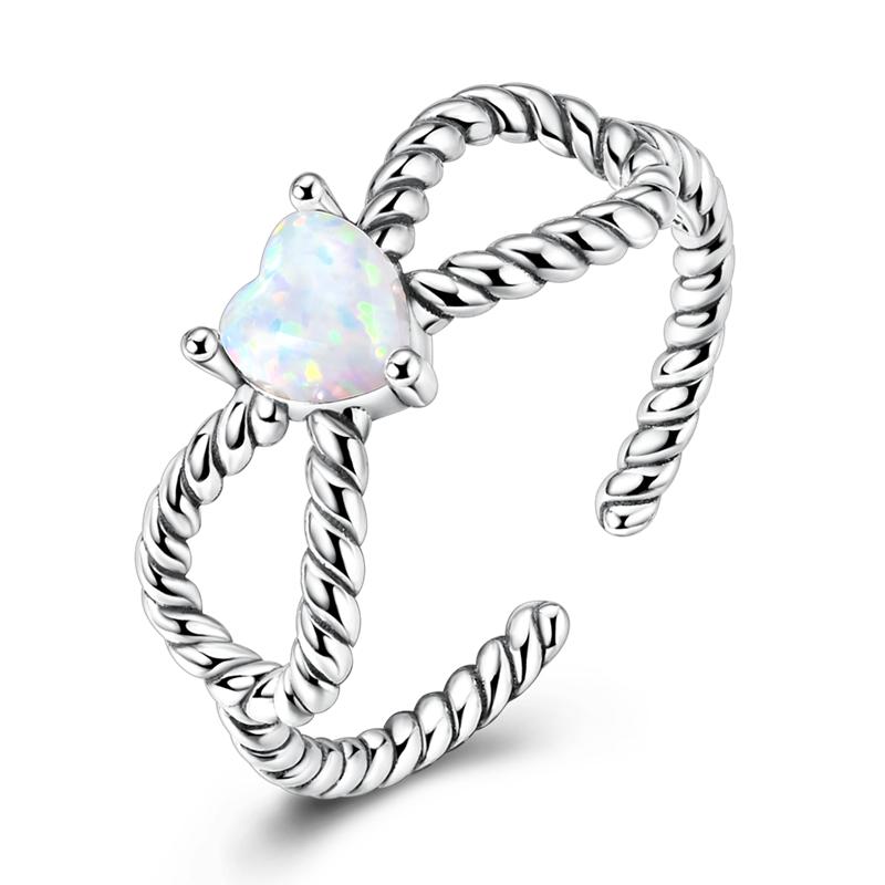 925 Sterling Silver Rings Sparking Purple White Pink Blue Zircon LOVE Wedding Ring Women Engagement Jewelry Anniversary Gifts