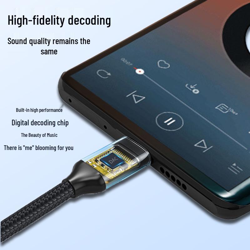 Плетеный аудиоадаптер Apple Lightning на 3,5 мм для улучшенного качества звука