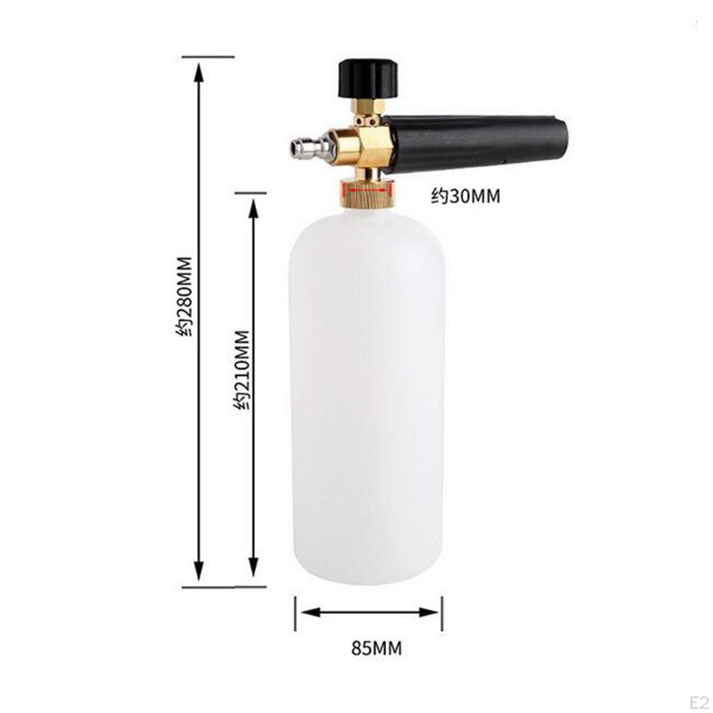 Snow Sprayer,1 Liter Car Foam Sprayer Wash Pressure Washer Driveways Siding Washing Window
