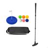 Golf Putte,r Putting Club with 6Pcs Balls, Practice Aid for Adults Kids