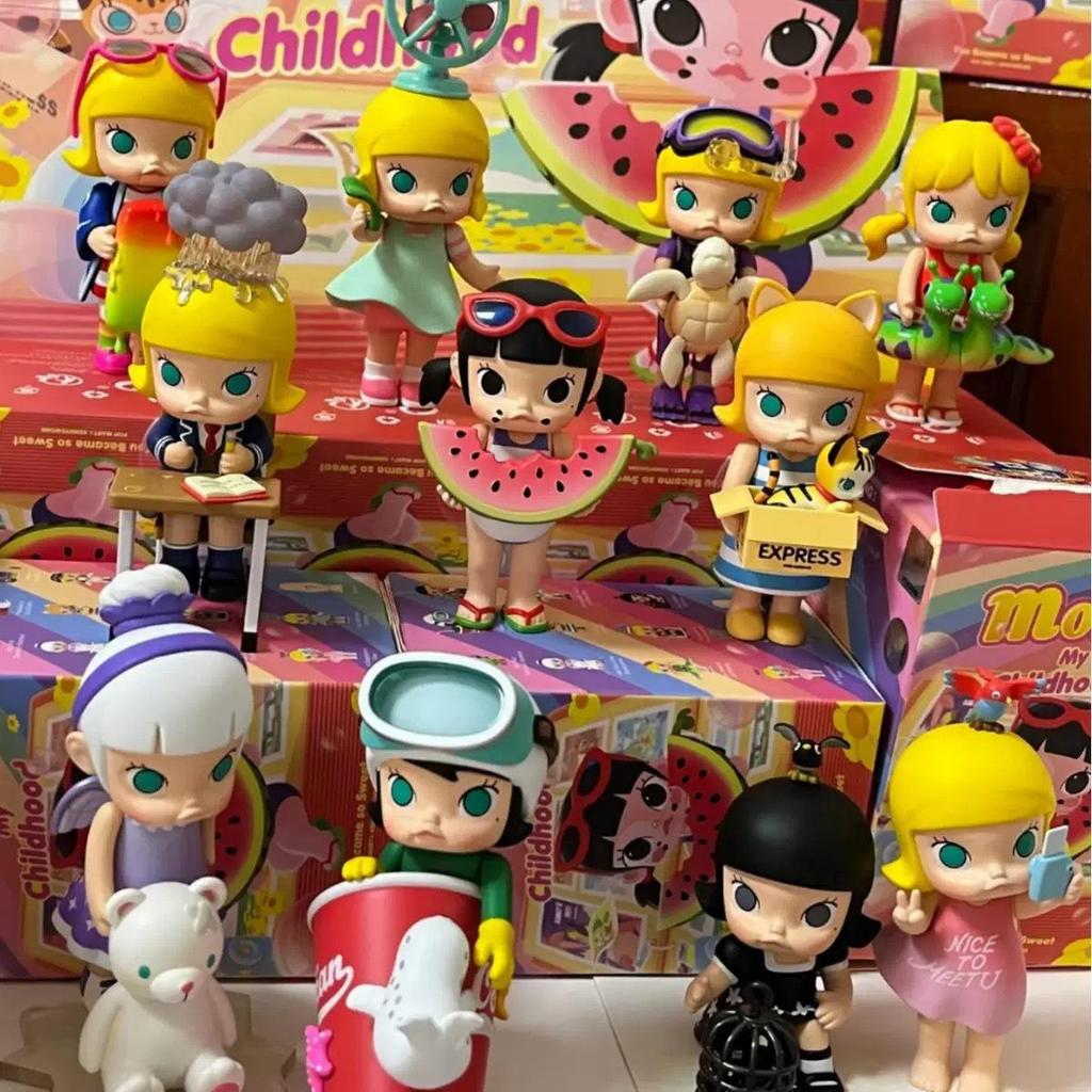 Molly My Childhood Blind Box Figure Toy Car Ornament Souvenir