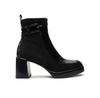 Hispanitas Velour Str-I24 Ankle Boots, Color HI243664, Black