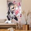 Puella Magi Madoka Magica Мадока Хомура Настенный Гобелен причудливой Эстетики Уютный Декор Комнаты для Фанатов Махо Сёдзё Аниме