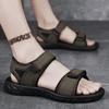 2025 Summer New Men's Sandals Casual Plus Size Driving Shoes Outdoor Dual-use Beach Sandals Male Open Toed Comfortable Shoes