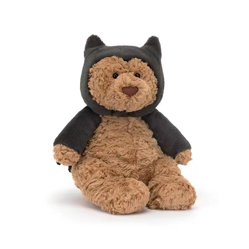 Jc Barcelona Bear Plush Toy With Super Soft Short Pile For Kids And Giftgiving