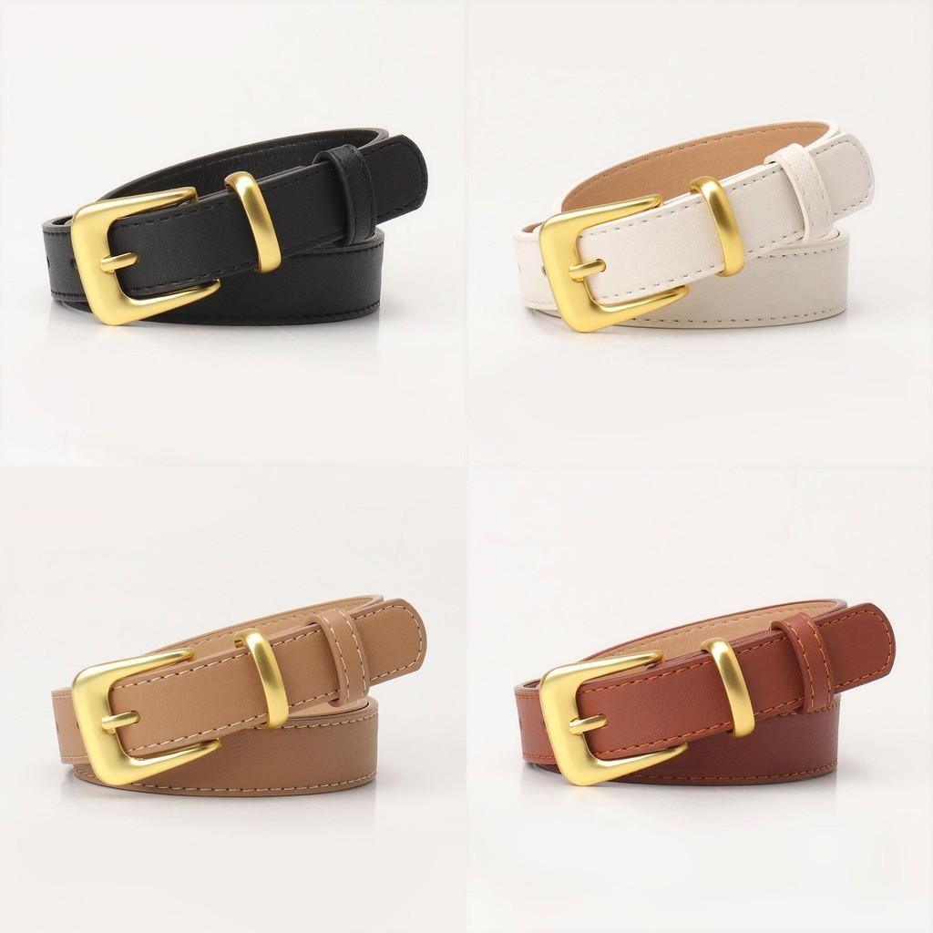 Stylish Faux Leather Belt For Women With Alloy Pin Buckle Elegant Casual Waist Accessory