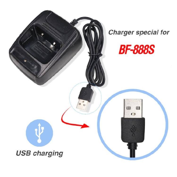 Эффективный USB-аксессуар для зарядки Портативный дорожный держатель-основа для зарядки для двусторонней радиостанции BF999S 888S 777S 666S