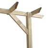Pergola de jardin 400 x 40 x 205 cm Bois