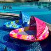 Плавающий бассейн с навесом, надувной шезлонг для взрослых, плавательный бассейн, водное кресло, шезлонг для летних пляжных вечеринок, водных развлечений