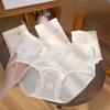 Ladies Spring and Autumn Printed Cute Cotton 10A Antibacterial Extended Crotch Panties