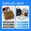 Universal Car Bento Insulated Lunch Thermal Bag Bento Handbag For KIA Rio K5 K2 Sportage Ceed Sorento Picanto Stinger Soul BO2