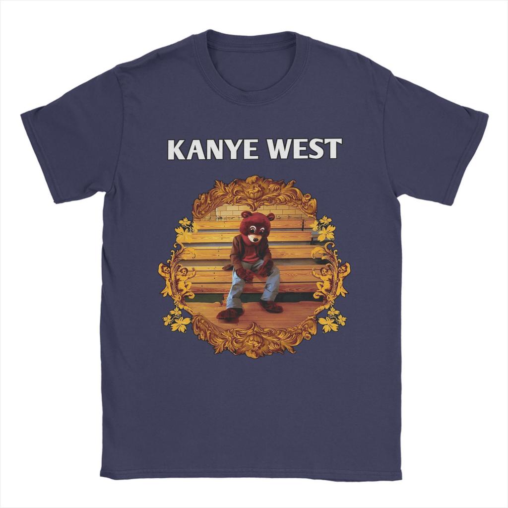 Футболки Kanye West для мужчин, хлопковые потрясающие футболки, футболки с круглым вырезом, топы с коротким рукавом для вечеринок