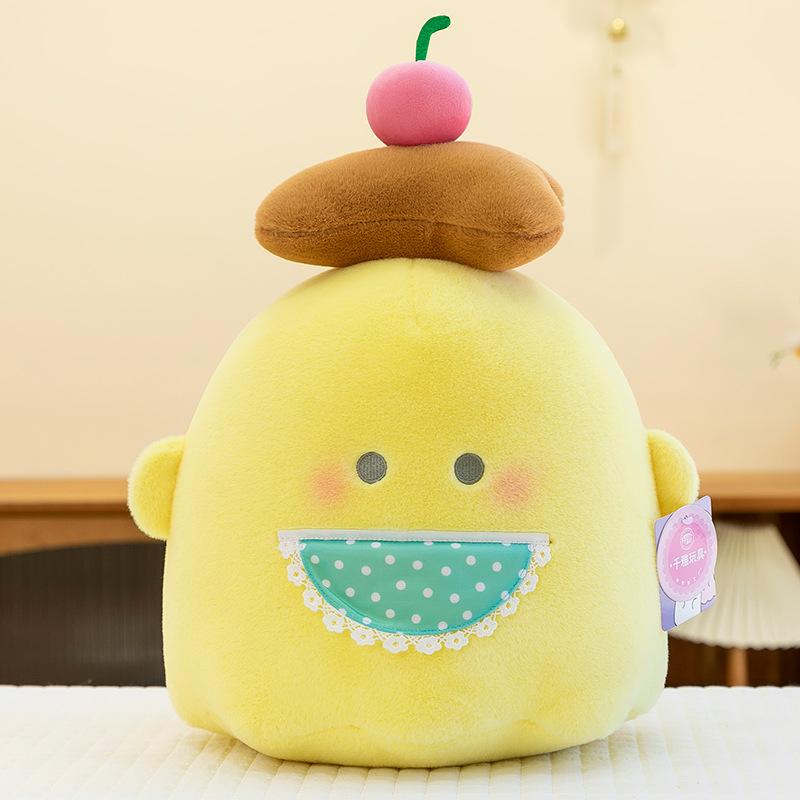 Ghost family cute plush doll doll doll pudding rabbit unicorn soft cute sleeping pillow