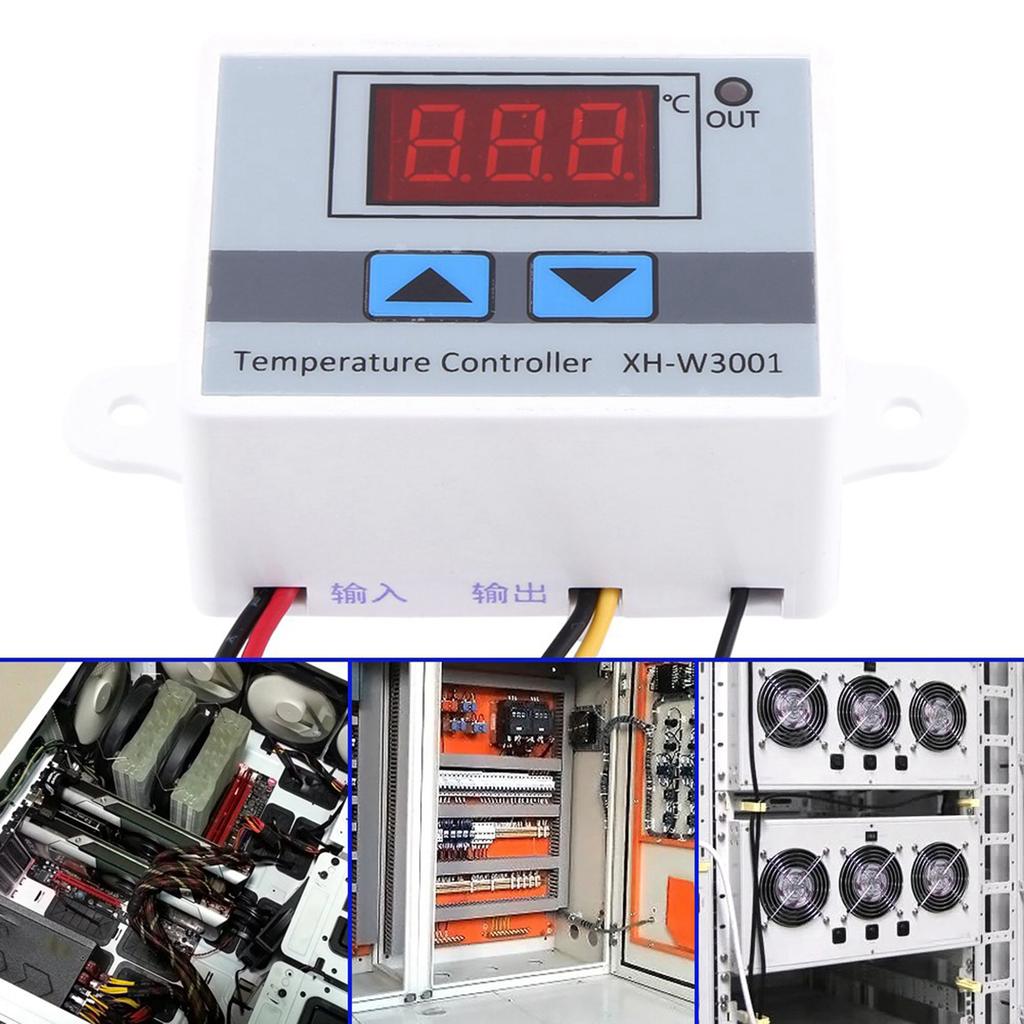 AC220V Высокоточный цифровой термостат Контроллер температуры с датчиком Контроллер термостата Термостат