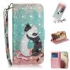 3d Animal Card Slot Wallet Case For Samsung Galaxy A12 5g Panda Dog Cat Tiger Lion Painted Book Flip Leather Phone Cover A12