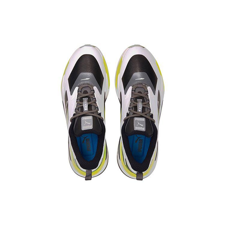 Puma Gs-Fast Спортивный Комфорт Прочные Низкие Гольф-Кроссовки Мужские Кроссовки Белый Серый Желтый 376357-06