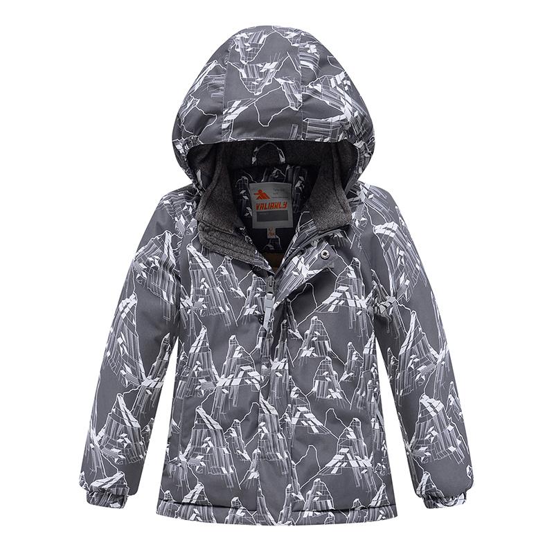 Boys Ski Suit VALIANLY Kids Snowsuit Winter Children Boys Ski Sets Ski Jacket Pants Outdoor