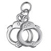 10pcs Manacle Handcuff Diy Charm Handmade Jewelry Making Accessories Sliver