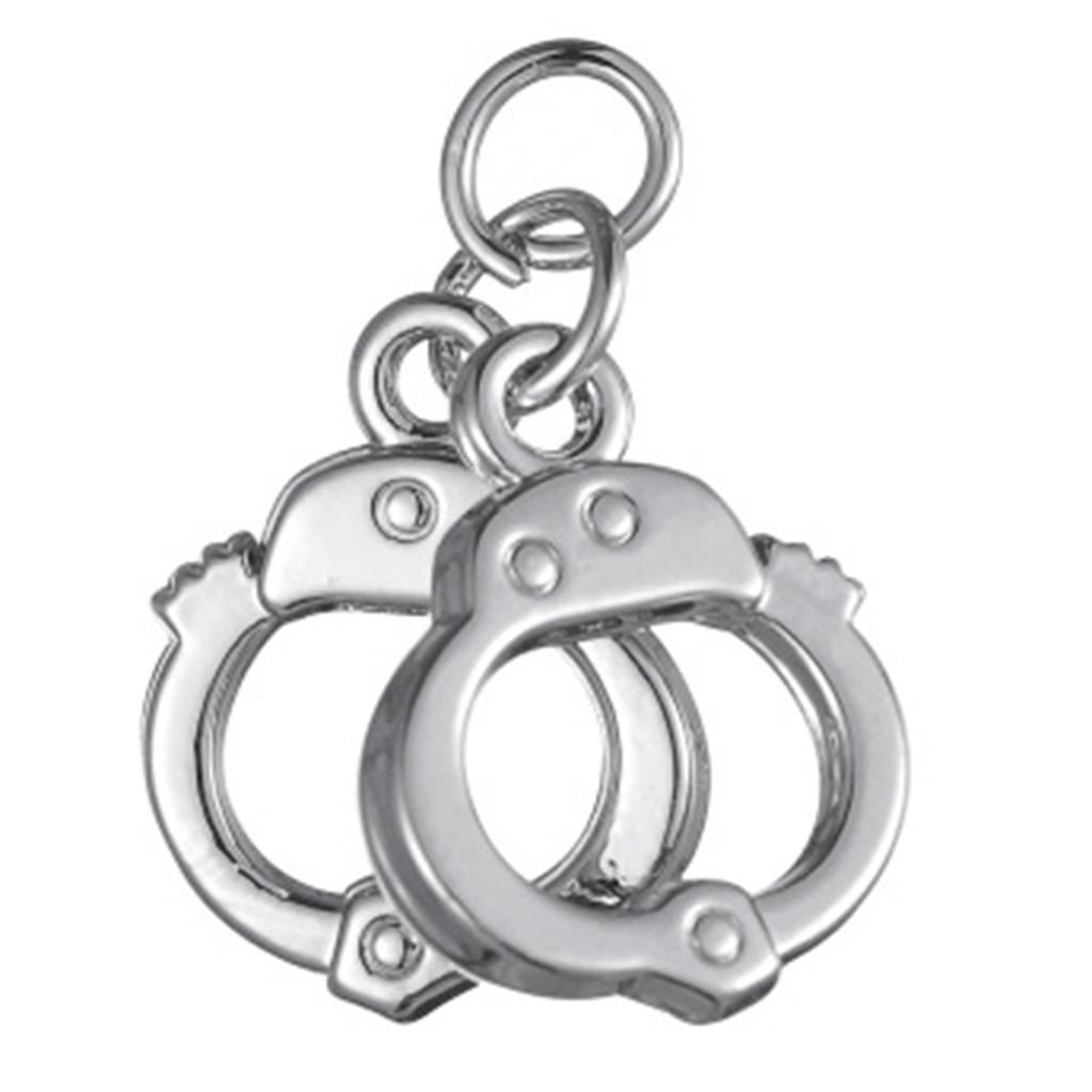 10pcs Manacle Handcuff Diy Charm Handmade Jewelry Making Accessories Sliver