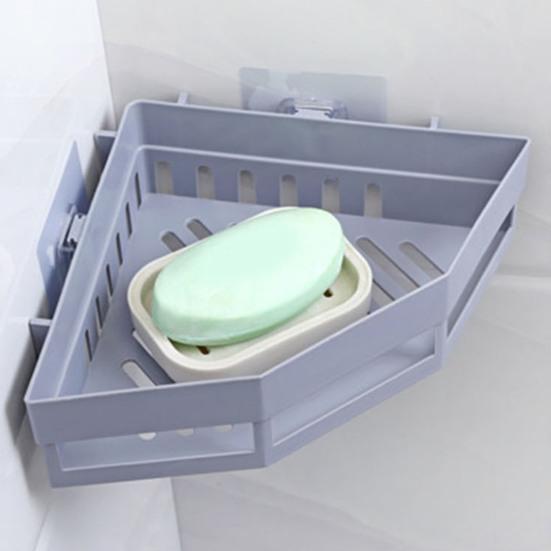 Настенный стеллаж для хранения вещей, угловая душевая кабина, прочная, несущая, простая в установке, съемная полка для душа с дренажным отверстием