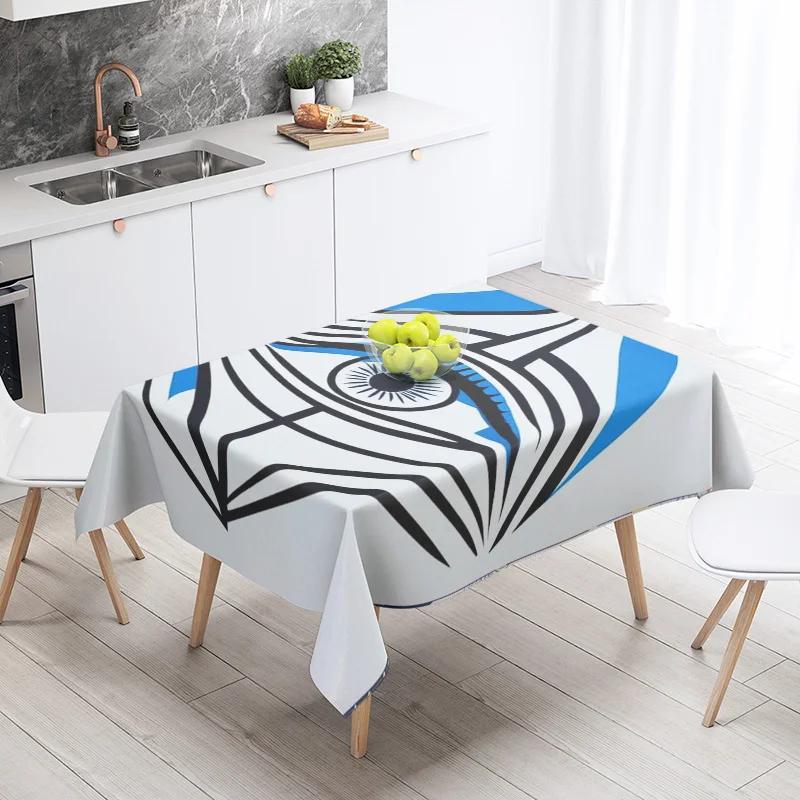 Abstract Plant Morandi Tablecloth Nordic Minimary Style Cafe Decorative Tablecloth Anti-Fading Hot Selling Style