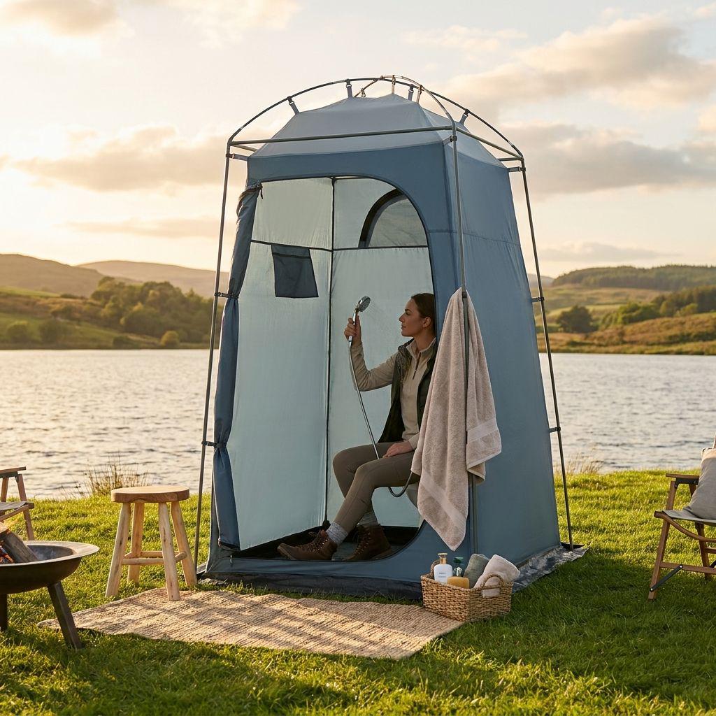 Portable Waterproof Outdoor Camping Shower & Changing Tent